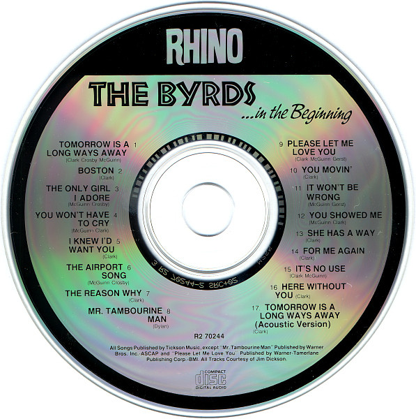The Byrds  In The Beginning : CD